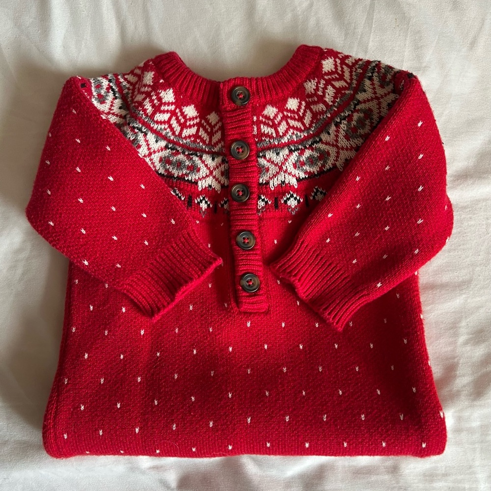 Baby Sweater Romper